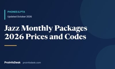 Jazz Monthly Packages 2026: Call, Internet and WhatsApp Bundles