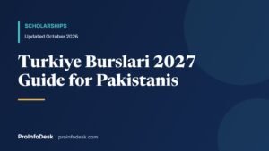 Türkiye Burslari 2027 for Pakistanis: Eligibility and Timeline