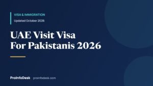 UAE Visit Visa for Pakistanis 2026: Requirements, Process and Time